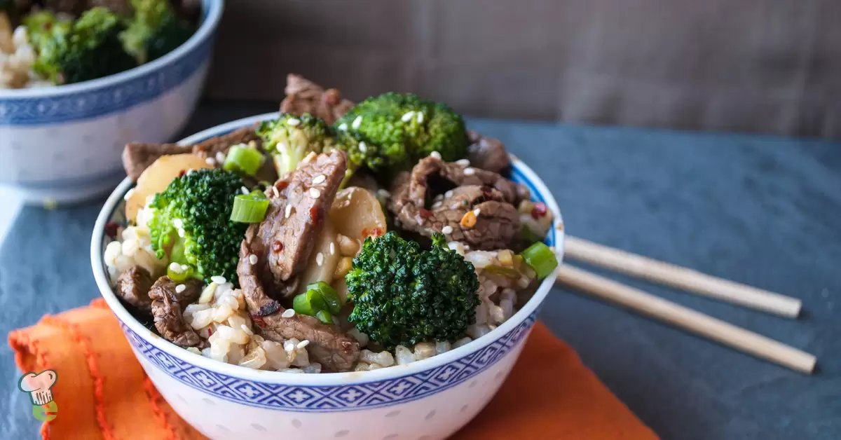 Beef and Broccoli Stir-Fry with Brown Rice