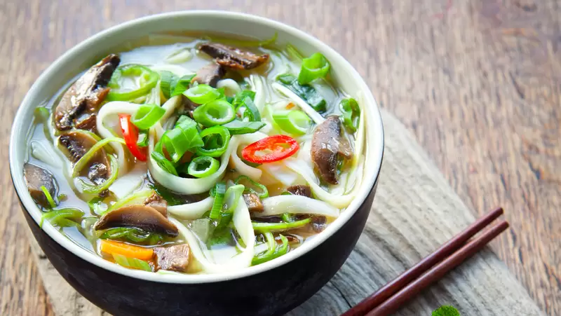 Heart Healthy Asian Veggie Noodle Bowl Recipe