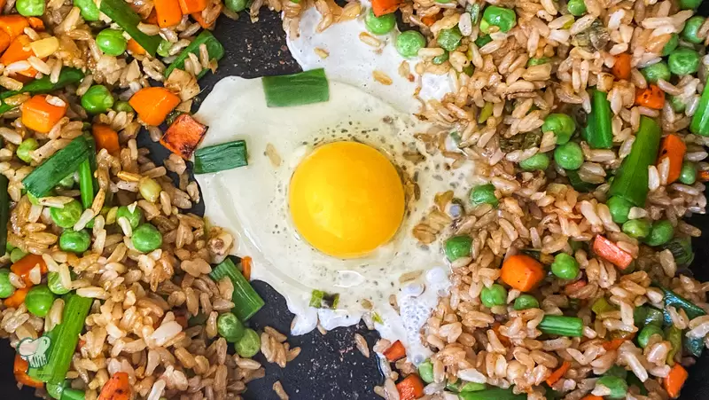 Heart Healthy Stir Fried Rice Recipe