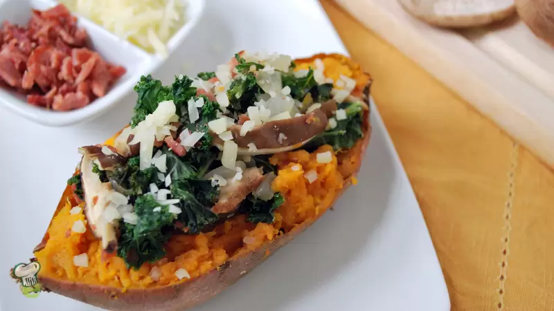 Heart Healthy Stuffed Sweet Potato Recipe