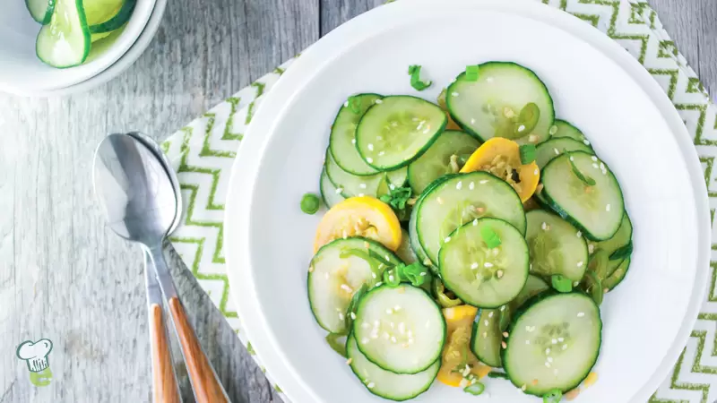 Heart Healthy Asian Cucumber Salad Recipe