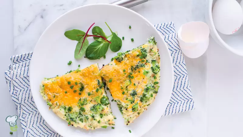 Broccoli Cheese Omelette