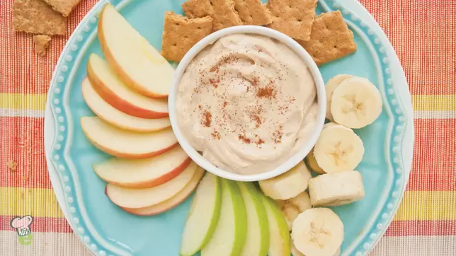 Peanut Butter Dip with Graham Crackers