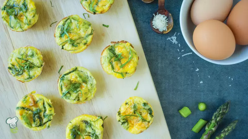 Asparagus and Sausage Egg Cups