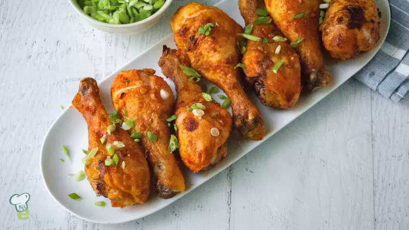 Heart Healthy Sriracha Chicken Drumsticks Recipe