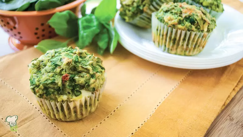 Spinach Feta Muffins