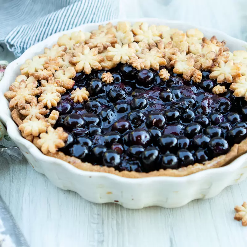 Heart Healthy Blueberry Pie