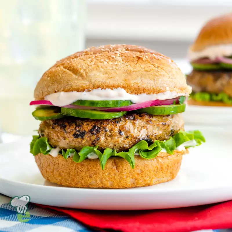 Heart Healthy Turkey Burger Recipe (With Garlic Chili)