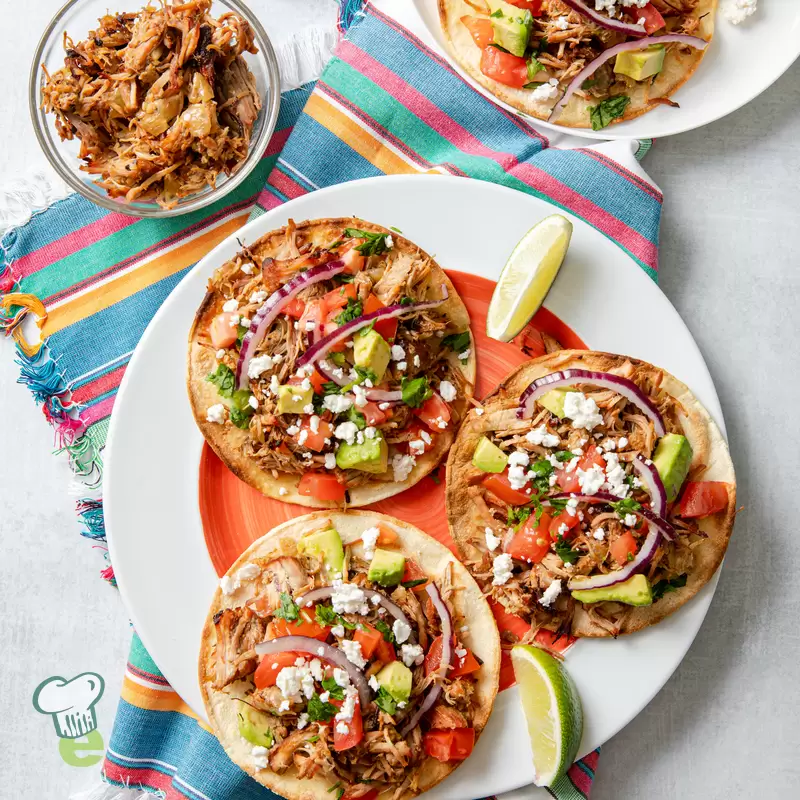 Heart Healthy Pork Tostadas