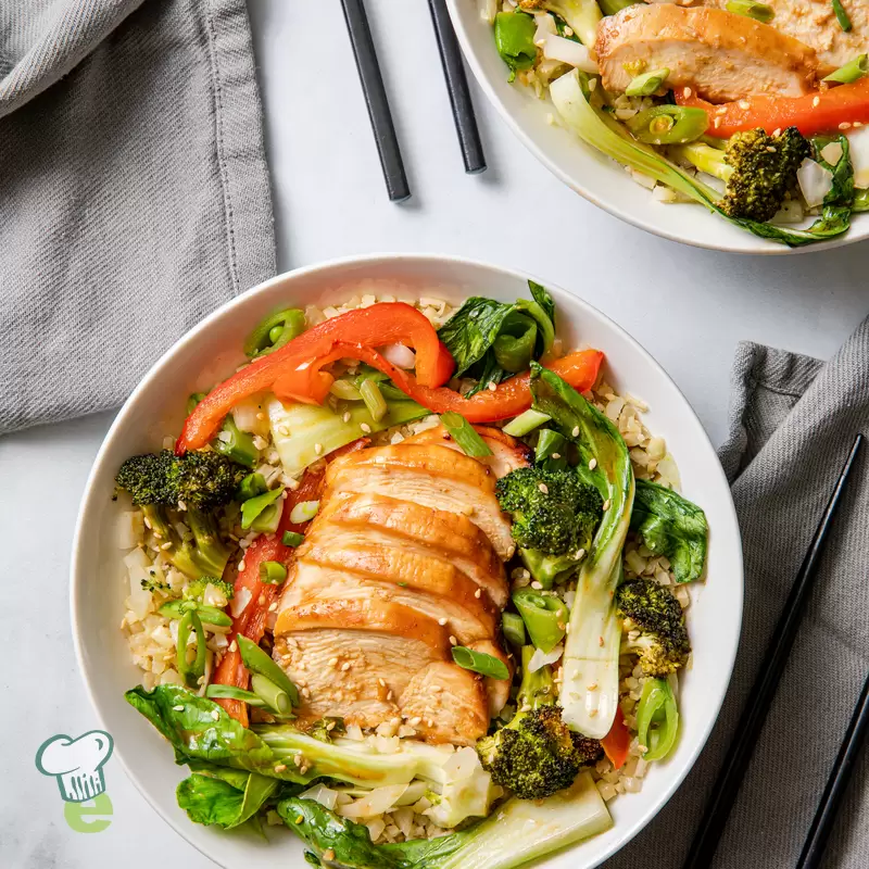 Heart-Healthy Sheet Pan Asian Chicken Recipe | Lower Sodium