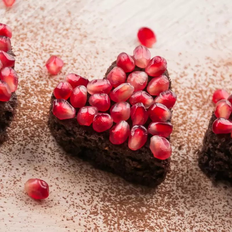 Gluten-Free Pomegranate Chocolate Cake