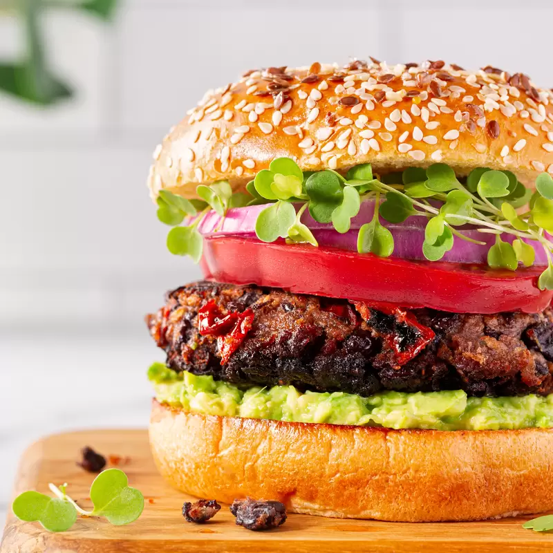 Easy Heart-Healthy Veggie Burger Recipe