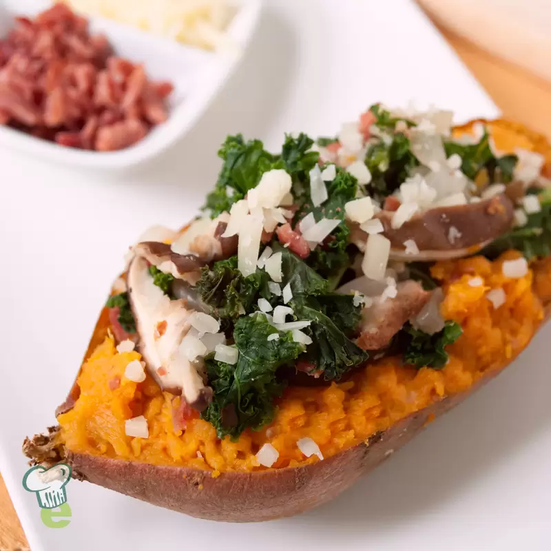 Heart Healthy Stuffed Sweet Potato Recipe