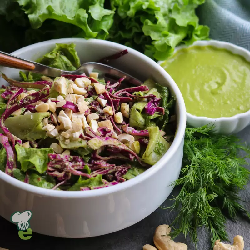Green Goddess Salad Recipe (with Cabbage & Dill)