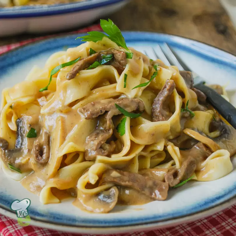 Heart Healthy Beef Stroganoff | Hamburger Helper Copycat