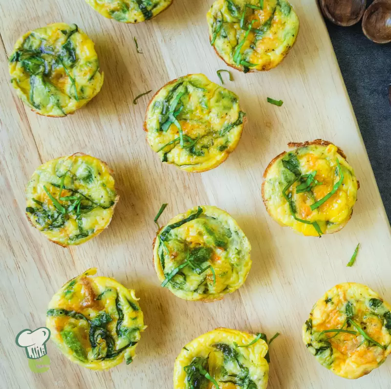 Heart Healthy Asparagus and Sausage Egg Cups