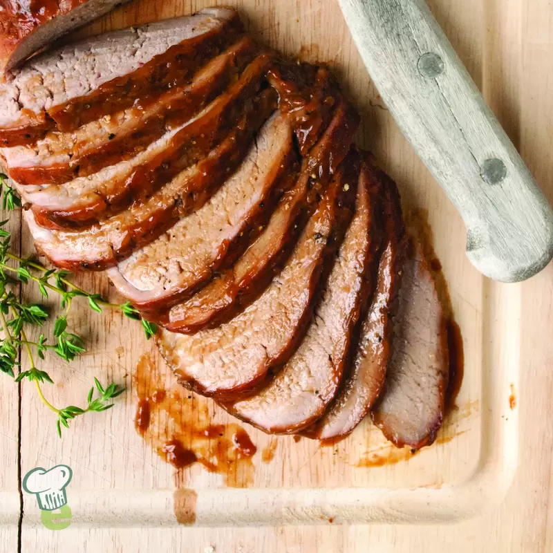 Maple Glazed Pork Loin Roast | Heart Healthy Dinner
