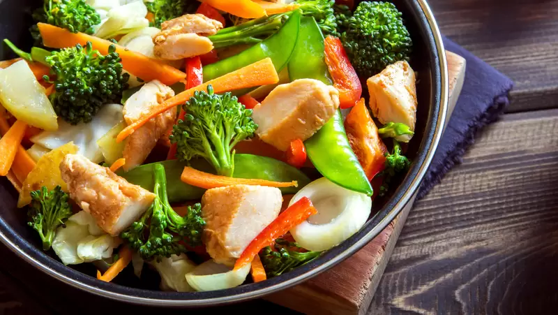 Heart Healthy Southern Bbq Chicken Stir Fry Recipe