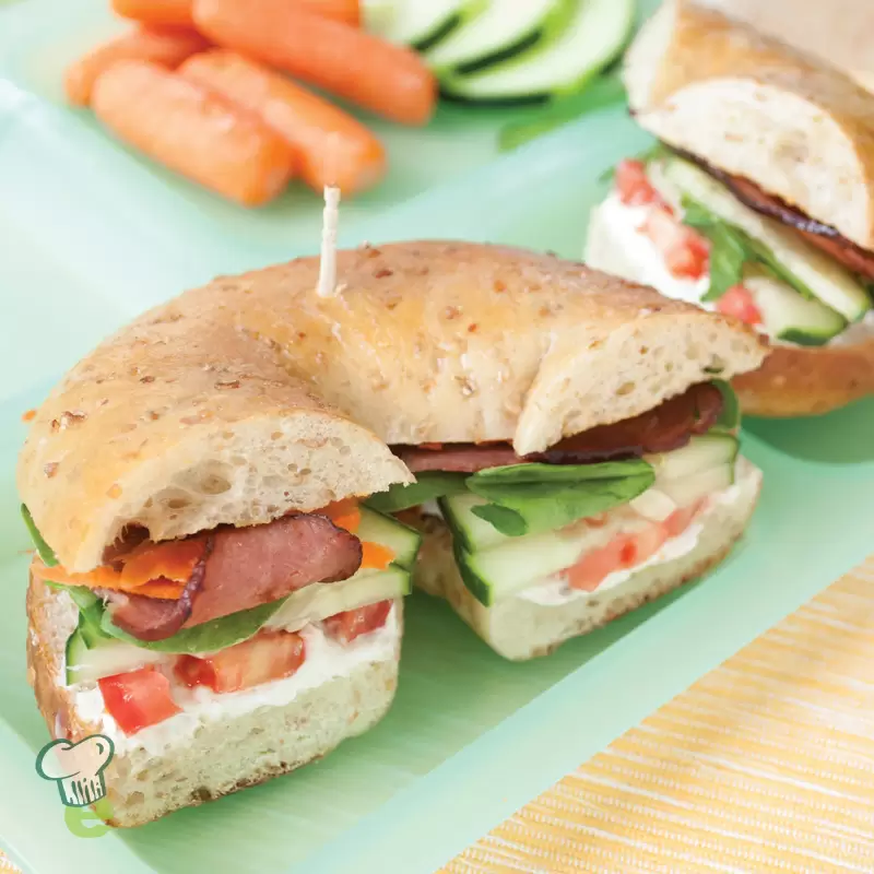 Heart Healthy Bagel BLT