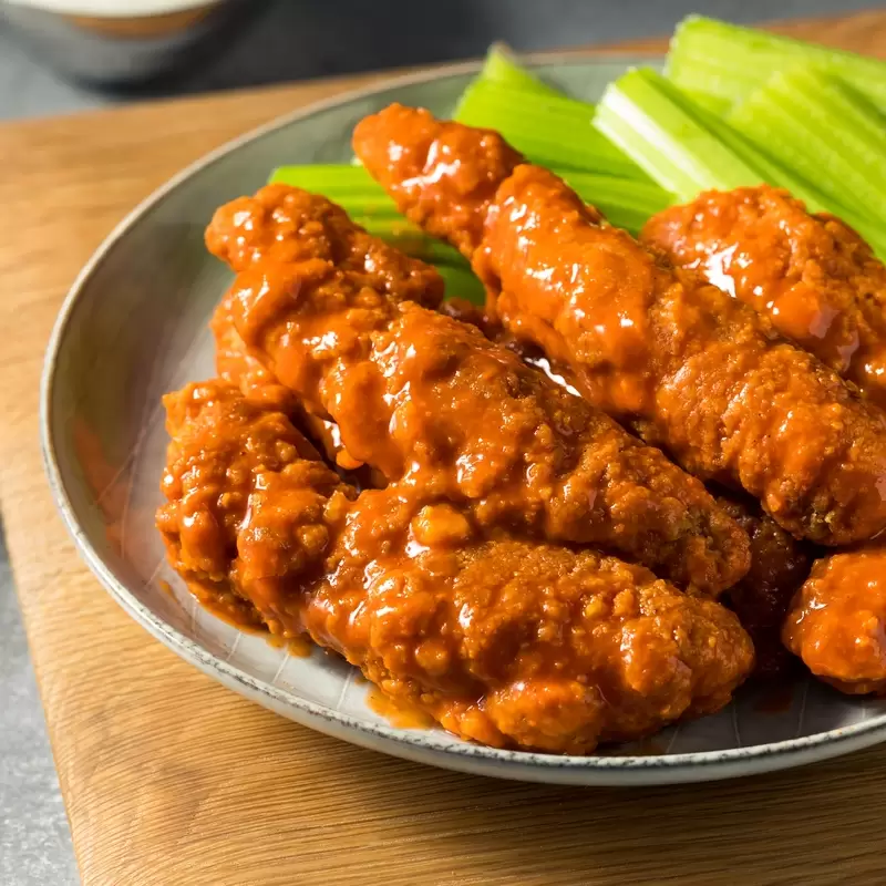 Heart Healthy Buffalo Chicken Tenders | Diabetic Friendly