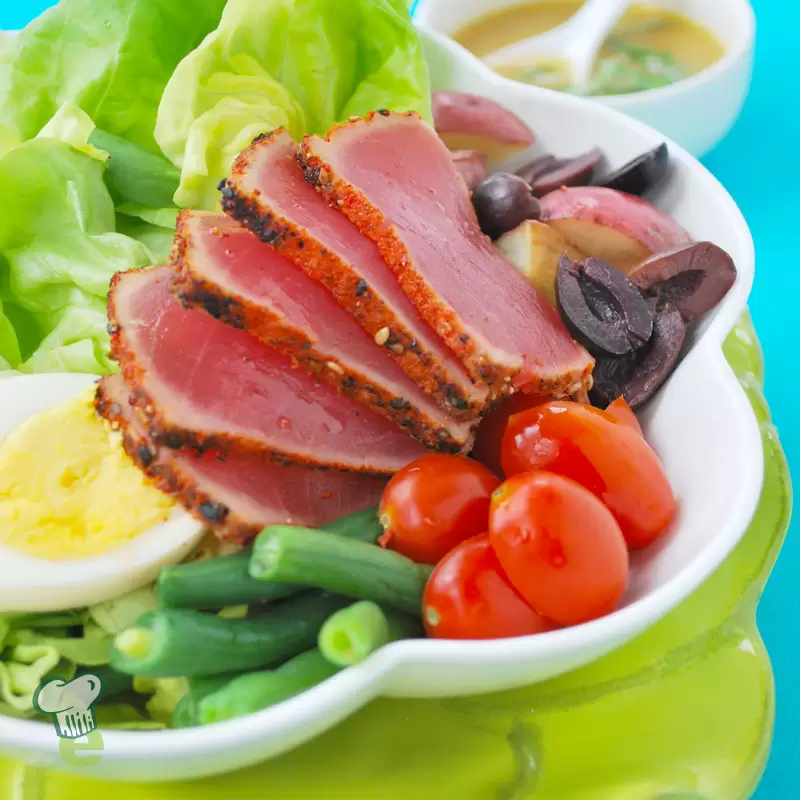 Heart Healthy Fresh Tuna Nicoise
