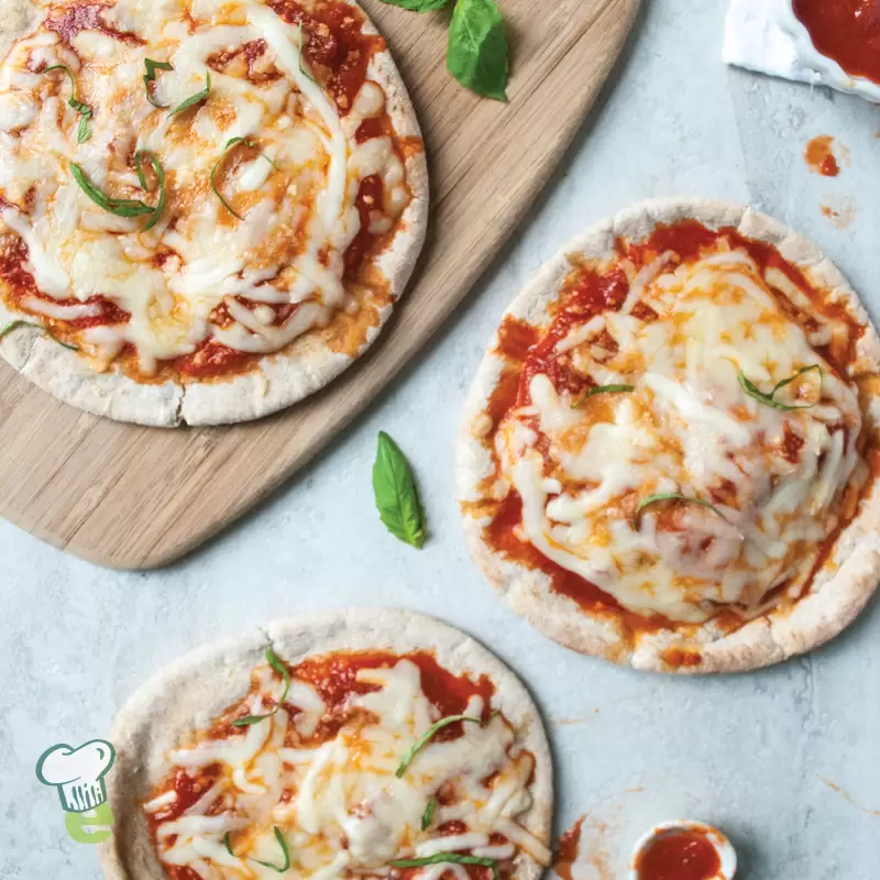 Healthy Pita Pizza Recipe | 4-Ingredient Heart Healthy Meal