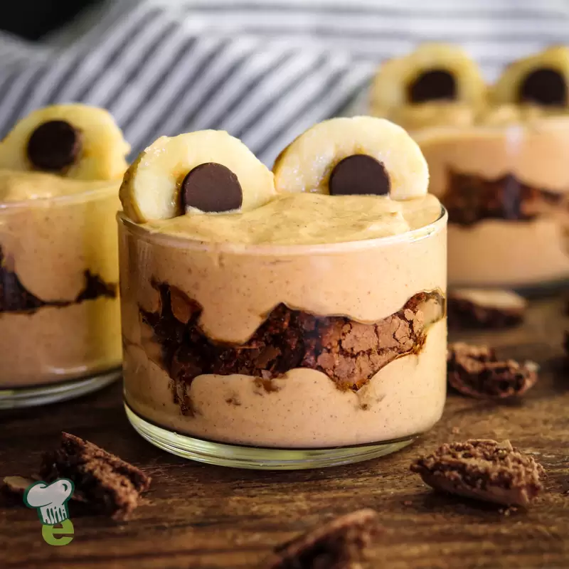 Heart Healthy Halloween Pudding Cups