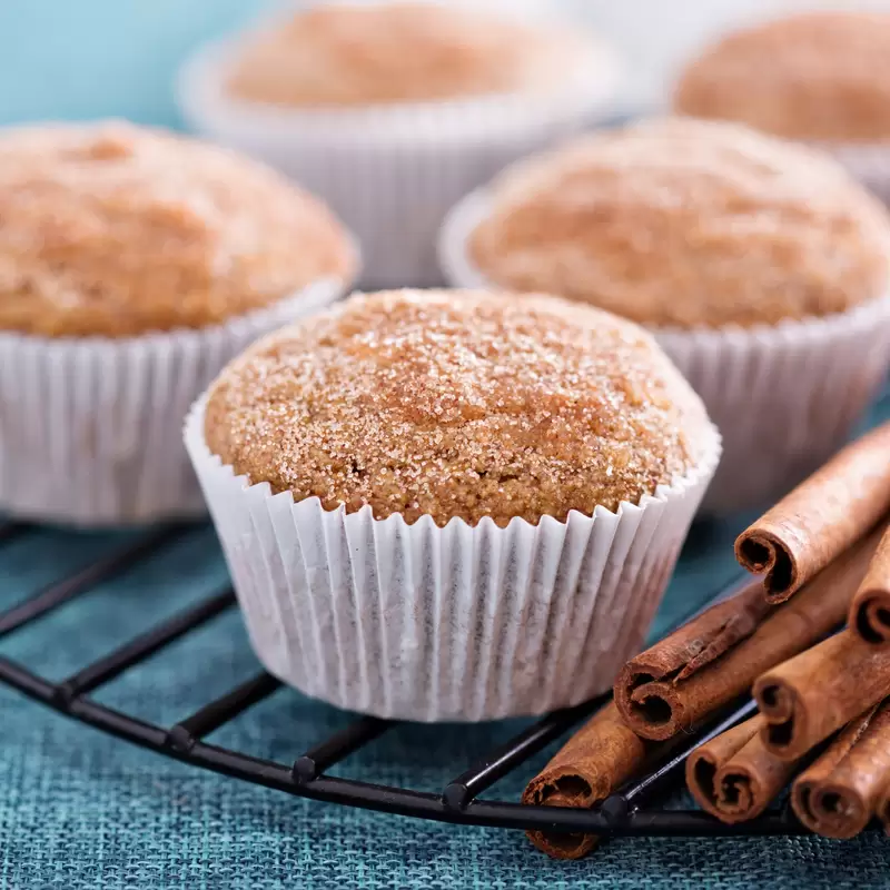 Heart Healthy Cinnamon Muffins