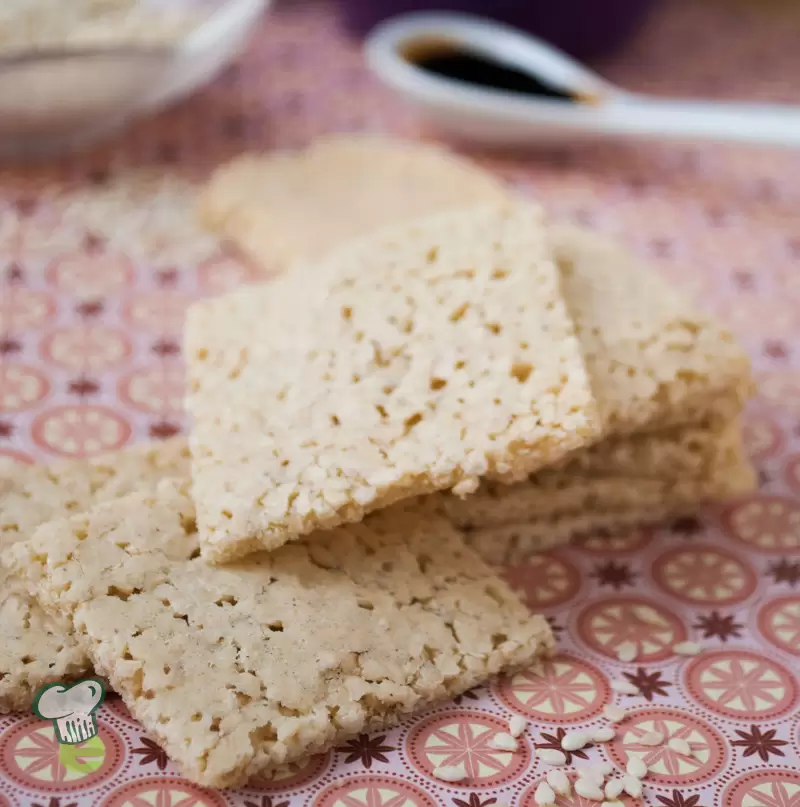 Heart Healthy Sesame Crisps