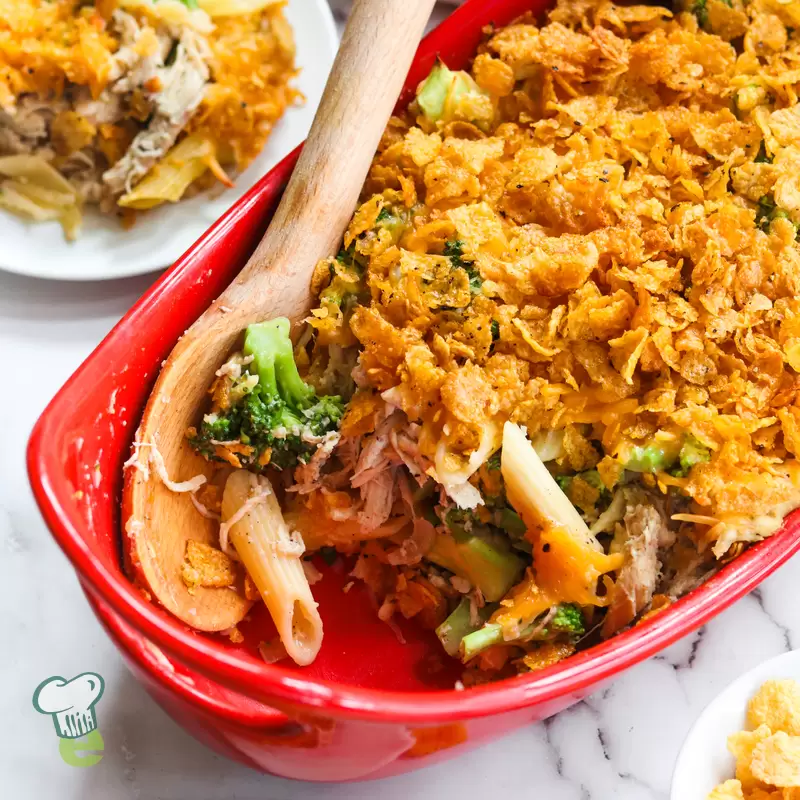 Chicken Broccoli Casserole | with Pasta Low Cholesterol