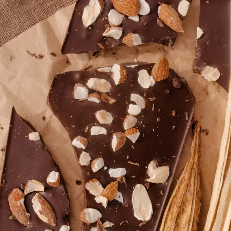 Heart Healthy Chocolate Almond Bark