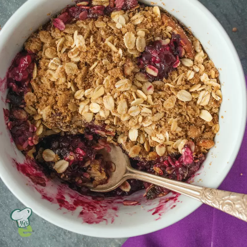 Heart Healthy Blackberry Crisp