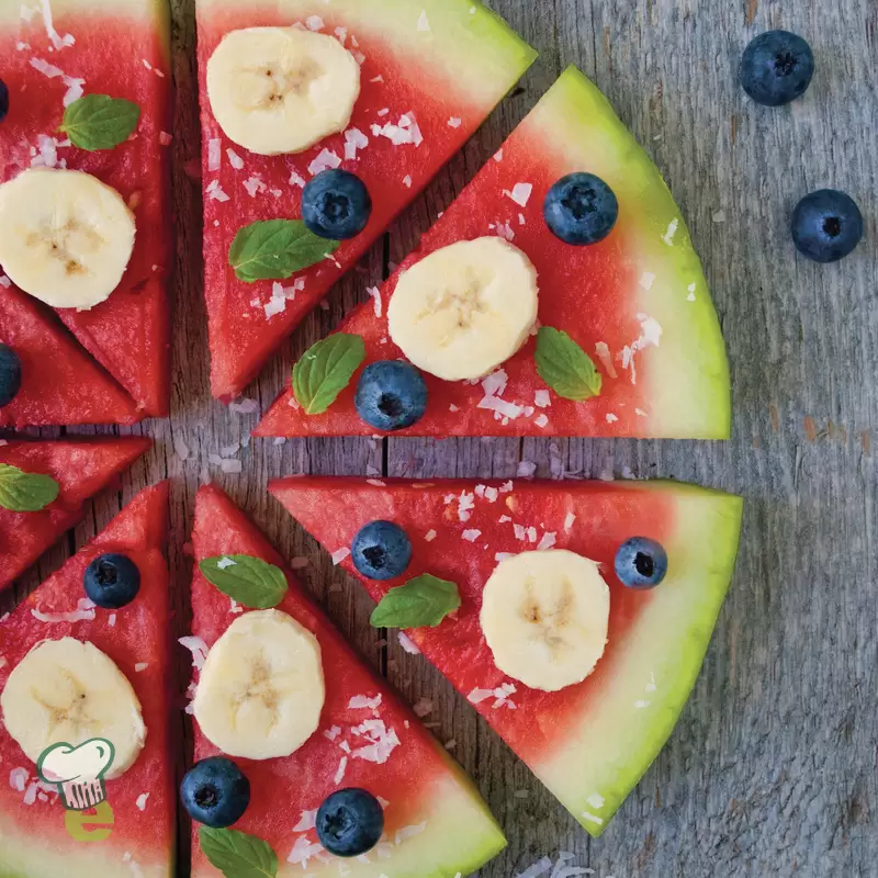 Heart Healthy Watermelon Pizza