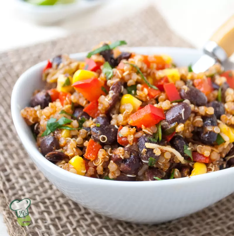 Quinoa Black Bean Corn Salad | Heart-Healthy