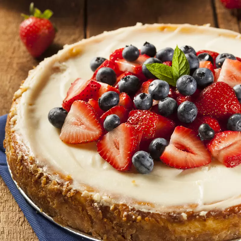 Heart Healthy Berry Cheesecake