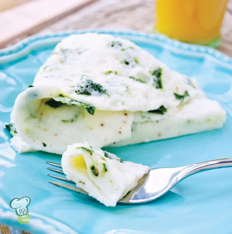 Spinach Omelette Healthy Recipe | High Protein Egg Whites