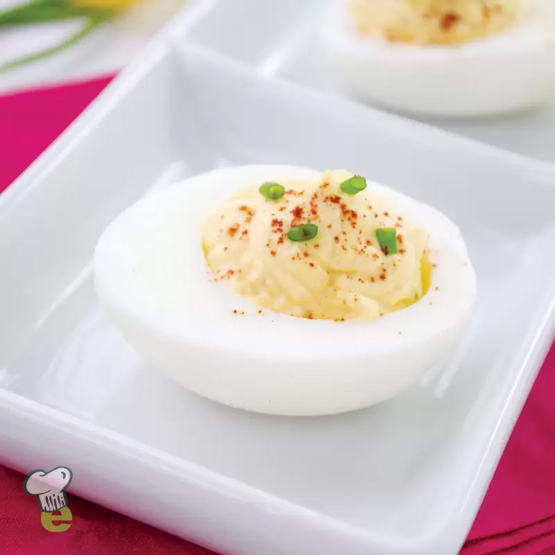 Healthy Deviled Eggs with Greek Yogurt | Heart Healthy Recipe