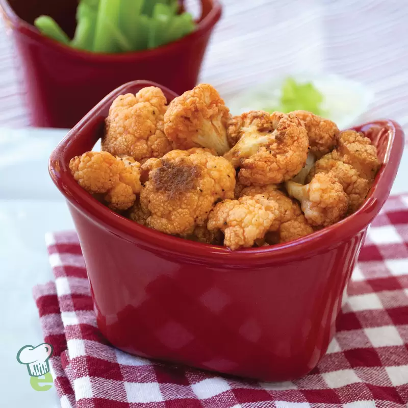 Roasted Buffalo Cauliflower Recipe (Low Calorie & Gluten Free)
