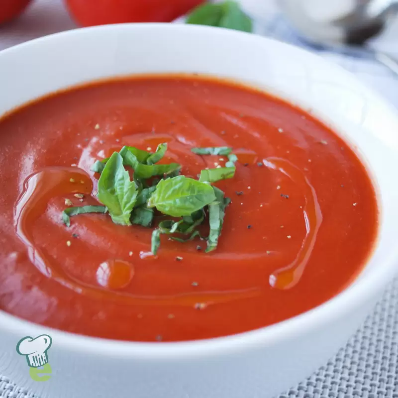 Creamy Tomato Soup | Heart Healthy with Fresh Tomatoes