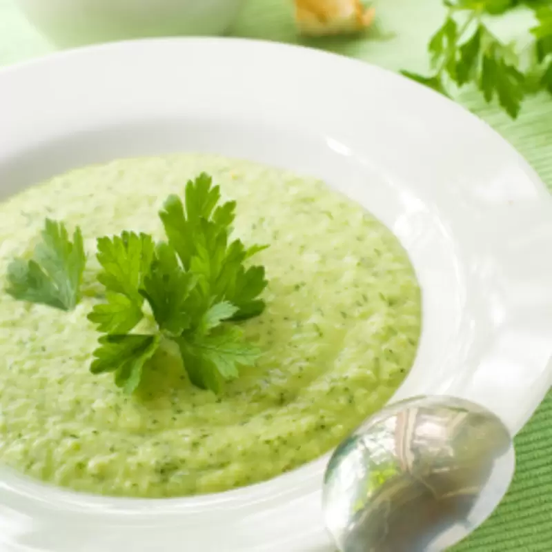 Easy Cold Zucchini Soup | Creamy & Gluten-Free