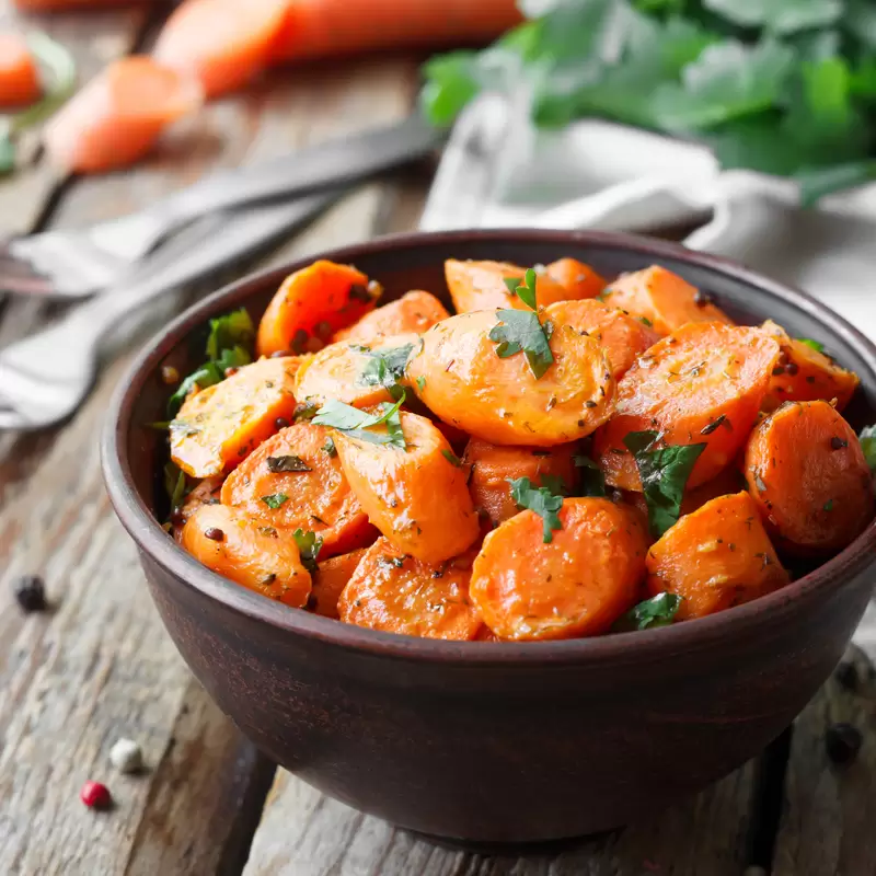 Heart Healthy Roasted Carrots | Easy & Low-Sodium