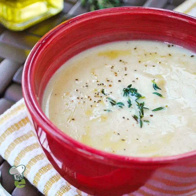 Heart Healthy Creamy Cauliflower Soup | Low Sodium