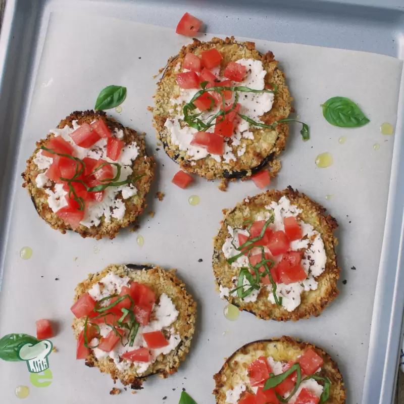 Heart Healthy Roasted Eggplant Slices