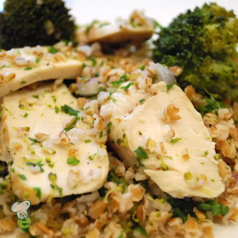 Chicken and Bulgur Wheat Salad Recipe| Heart Healthy
