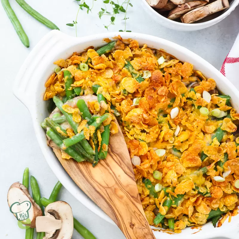 Healthy Green Bean Casserole