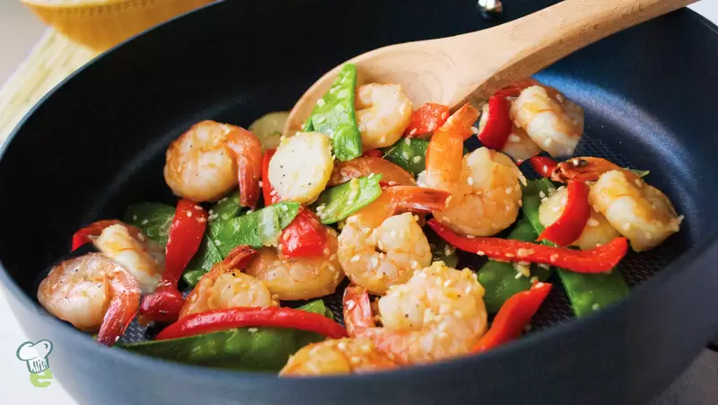 Sesame Shrimp Stir-Fry