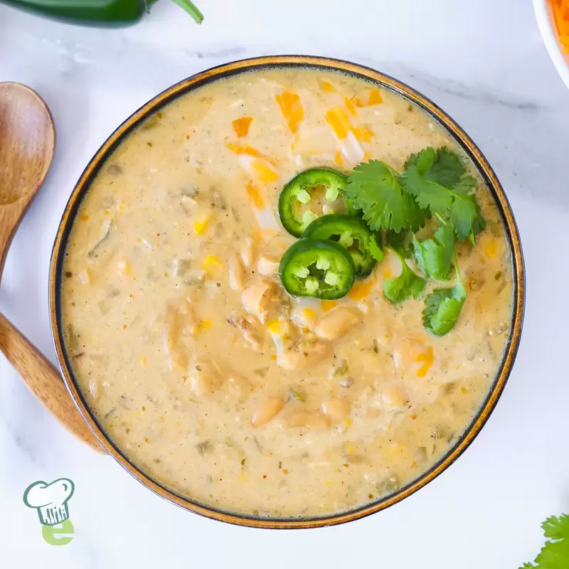 Healthy White Bean Chili | Vegan Slow Cooker Recipe