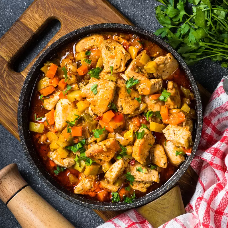 Slow Cooker Turkey Stew Low Fat & High Protein Recipe