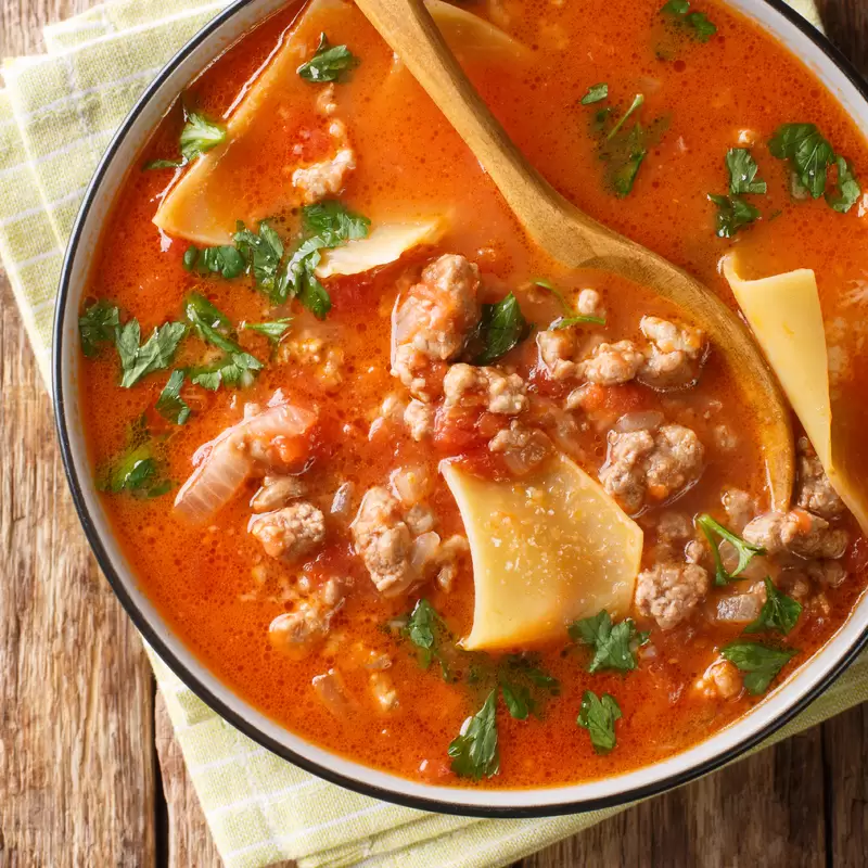 Heart-Healthy Slow Cooker Lasagna Soup