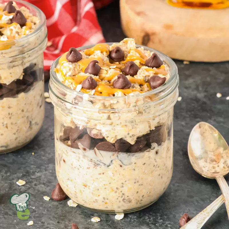 Healthy Cookie Dough Overnight Oats | Vegan Breakfast Recipe